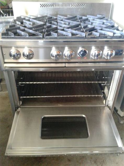 dynasty 6 burner gas stove
